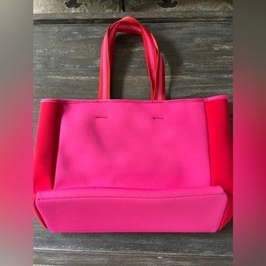 SOMERSALT summer bag , neoprene. Pink and red